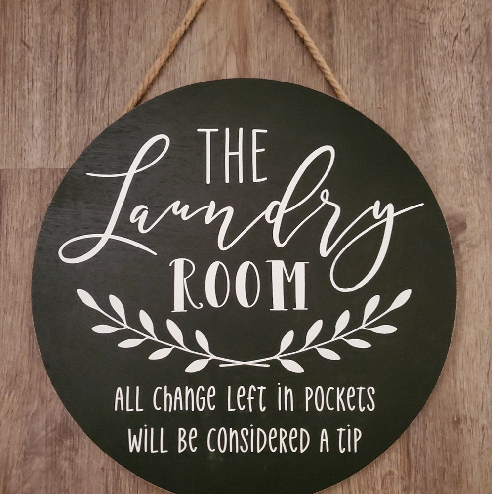 Brand New Laundry Sign
